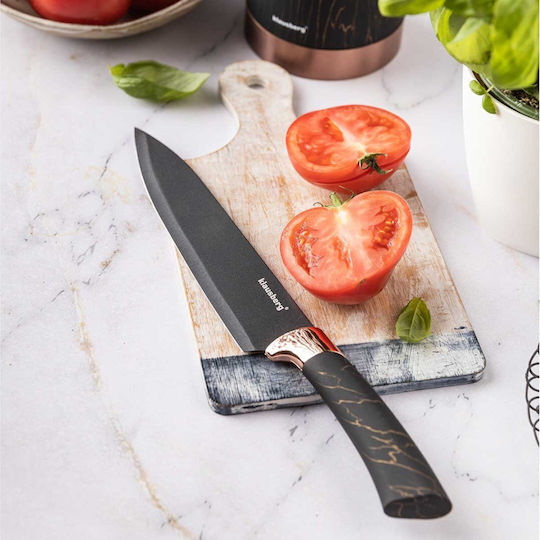 Klausberg Kinghoff Messer Set mit Sockel aus Rostfreiem Stahl 5 Stück