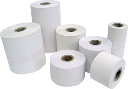 All About Office Thermische Kassenrollen Registrierkasse Π28xΔ50mm mit Länge 24m 48gr/m² 10Stück
