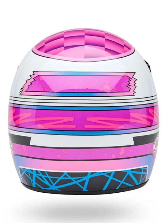 Bell Moto-3 Deathspray Pink/Purple Motorradhelm Motocross ECE 22.06 1250gr