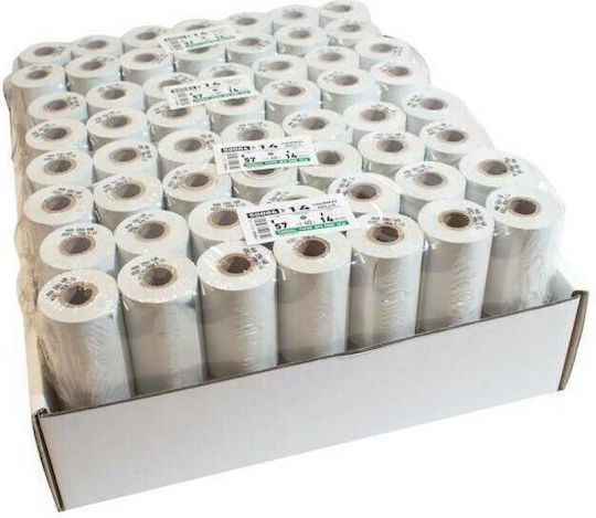 Armos Termică Bandă de hârtie Registru de casă L57xΔ40mm cu Lungime 15m 48gr/m² 14buc