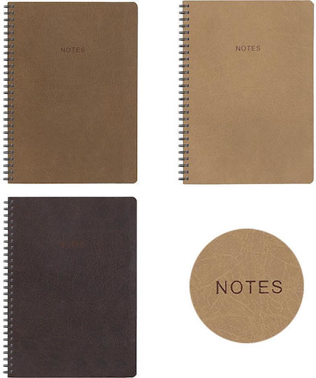 Next Spiral Notebook Ruled B5 70 Sheets 2 Subjects 1pcs (Μiscellaneous colours)