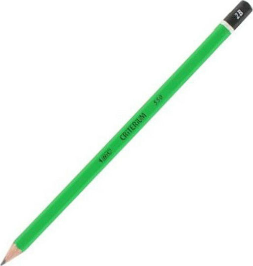 BIC Criterium 550 Σετ 12 Μολύβια 2B Πράσινα