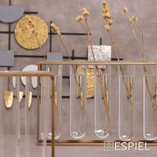 Espiel Βάζο Μεταλλικό 20x8xΥ22cm Espiel Βάζο Μεταλλικό 20x8xΥ22cm