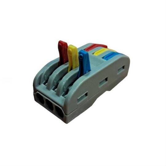 Triple Automatic Wire Connector Lineme 0.14-4mm 10 Pieces