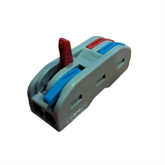Κλέμμα Διπλή Αυτομάτη Lineme 0.14mm-4mm 10τεμ