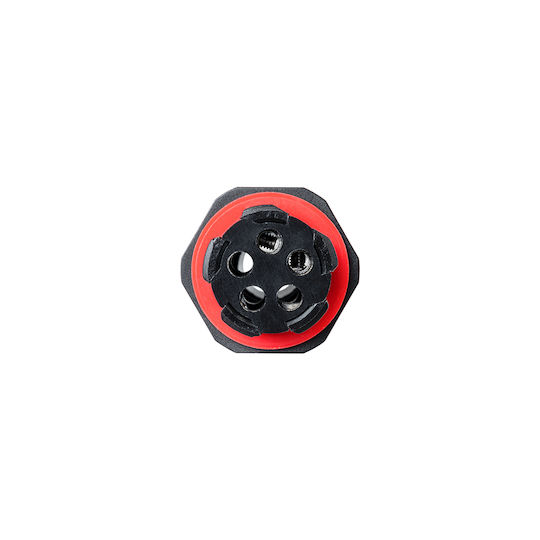 Globostar Fast-connect 69919 Double I Quick Connect and Branch Cable Connector 1 X Input & 1 X Output Internal Double Wire Connection Strip Compatible Cable Cross-section 2 X 0.5mm² Up To 2 X 1.5mm² 450v 16a Max Waterproof Ip68 Black M9 X W2.5 X H2.5cm Pack of 5 Pieces