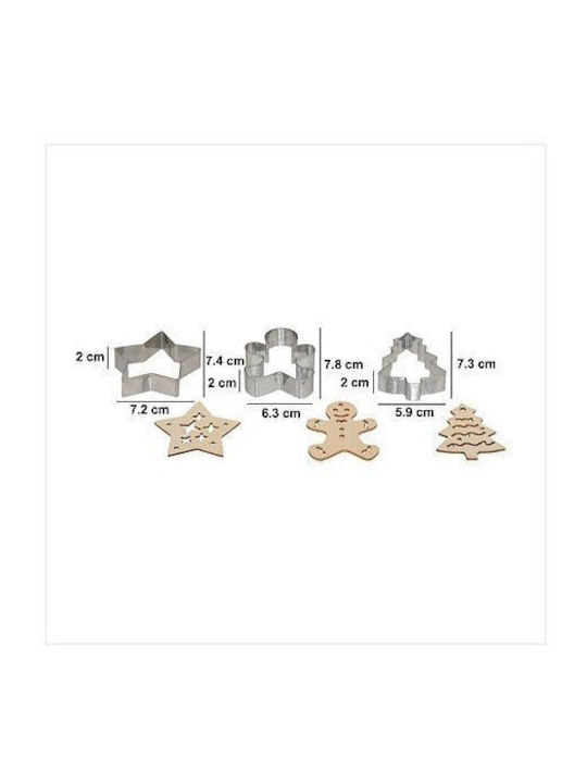 Atmosphera Cookie Cutter Trees 3 Pieces
