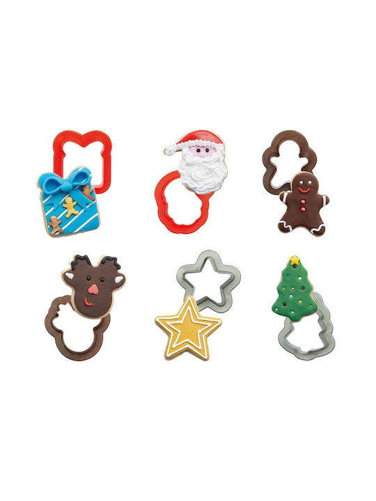 Decora Christmas Cookie Cutters Mini Designs Decora Set of 6pcs 3-4cm