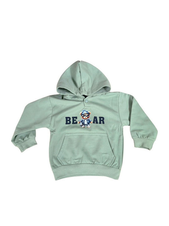 Kinder Sweatpants Set - Jogginganzug Pistachio-blue