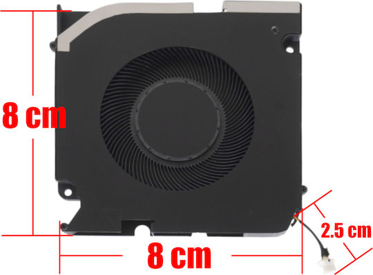 Laptop Fan Cpu Cooling Fan Dell Precision 16 5000 5690 M5690 0wx3yr Wx3yr Eg75070s1-ca10-s9a Dc280017zsl Discrete Graphics Dis 4pin Code 81573
