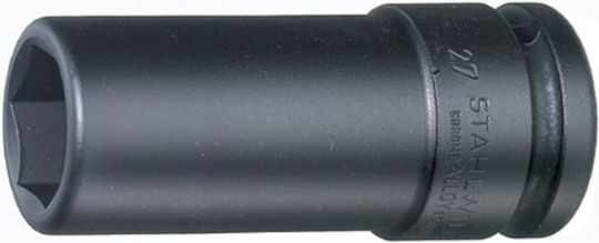 Impact Socket Head 3/4'' Drive Square Long Reduced Profile Trilex Wheels Size 32 Mm