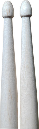 V-tone Ds 5b Drumsticks Maple Wood Natural Lightweight Set 2 Pcs Set 2 Drumsticks Drums 5b