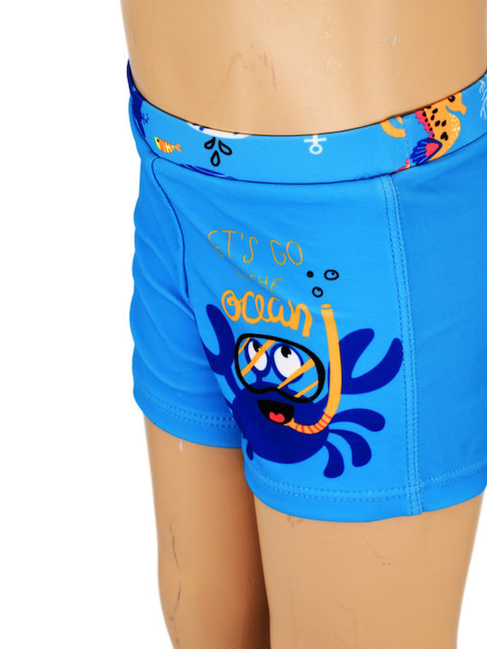 Ferrari Group Kids Swimwear Swim Shorts Light Blue