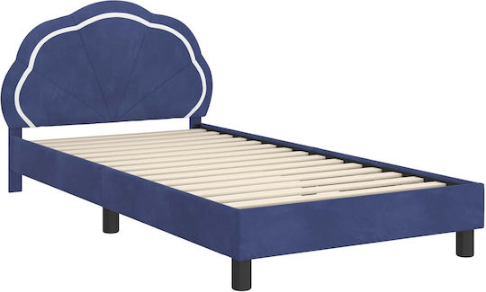 Kinderbett Einzel Blau für Matratze 93,5x208cm