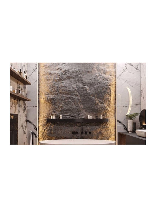 3D Πάνελ Τοίχου με Κόλλα Λευκό 120x60εκ.