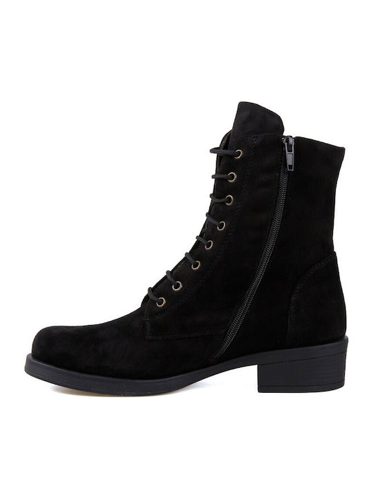Suede Γυναικεία Αρβυλάκια Μαύρα