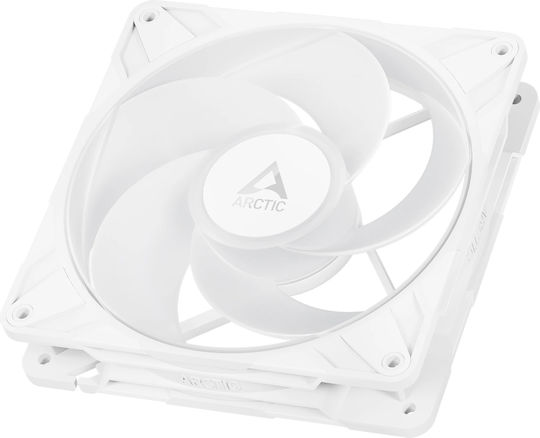Arctic P14 Pro Reverse Blade Case Fan 140mm (2500rpm / 110cfm) with ARGB Lighting and 3-Pin / 4-Pin PWM Connection White