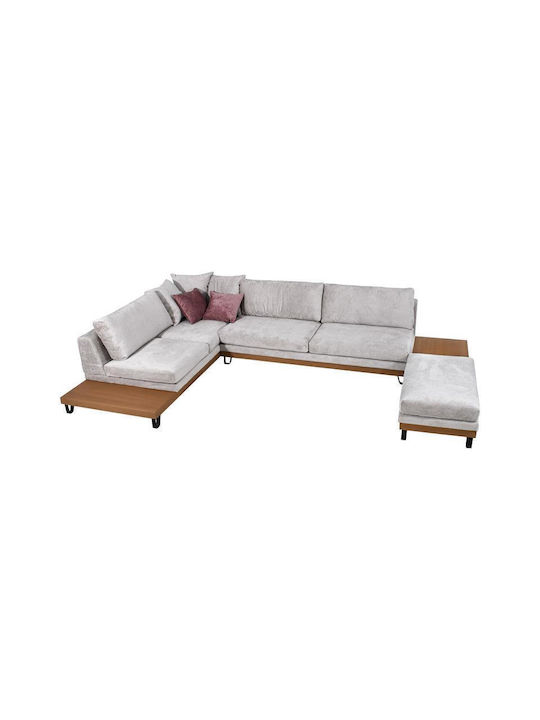 Filippa Corner Couch with Left Corner Pink 330x240x100 cm