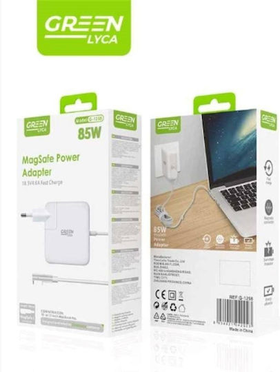 Green Lyca Laptop-Ladegerät 85W 20V 4.25A für Apfel mit abnehmbarem Netzkabel