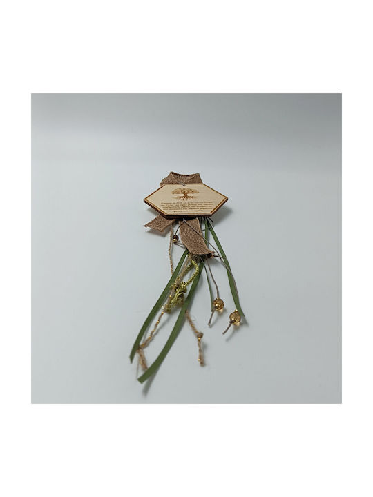 ToXylo Handmade Окачен Гоури Малко дърво Зелен от Дървο 2026 1бр