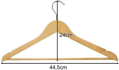 Clothes Hanger Brown ZY12443QWS92 10pcs