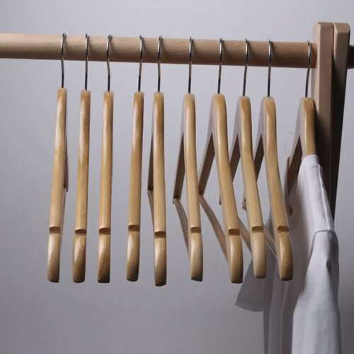 Clothes Hanger Brown ZY12443QWS92 10pcs