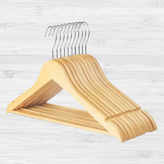 Clothes Hanger Brown ZY12443QWS92 10pcs