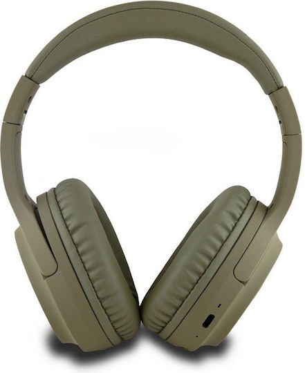 DKNY Arch Logo Ασύρματα Bluetooth Over Ear Ακουστικά Πράσινα