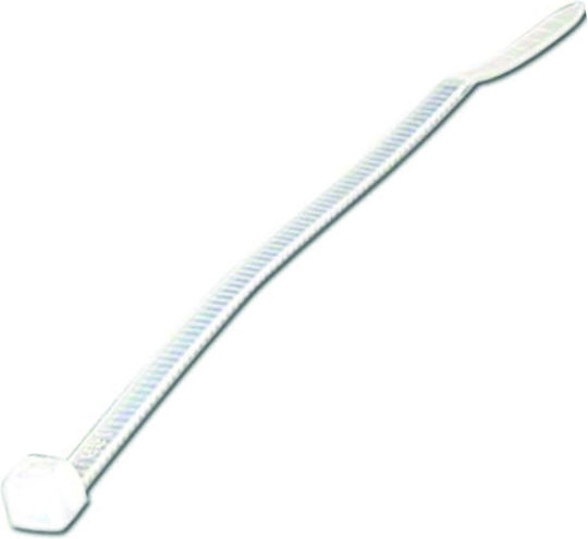 Com Δεματικά Καλωδίων Πλαστικά 150mmx3.6mm σε Λευκό χρώμα (100τμχ) (05.005)
