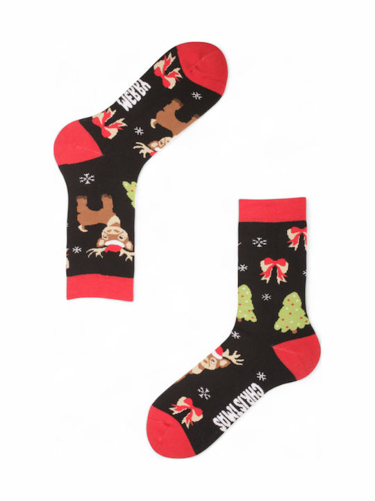 Soma Socks Γυναικείες Χριστουγεννιάτικες Κάλτσες Πολύχρωμες 2Pack