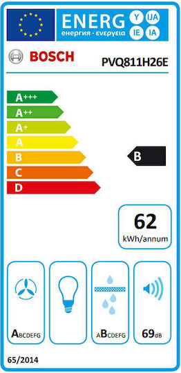 Bosch Serie 6 Intelligent Induktionskochfeld Autonom mit Dunstabzugshaube & Kindersicherung 80.2x52.2εκ.