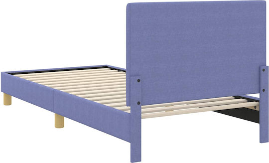 Kinderbett Einzel Blau für Matratze 94x198cm