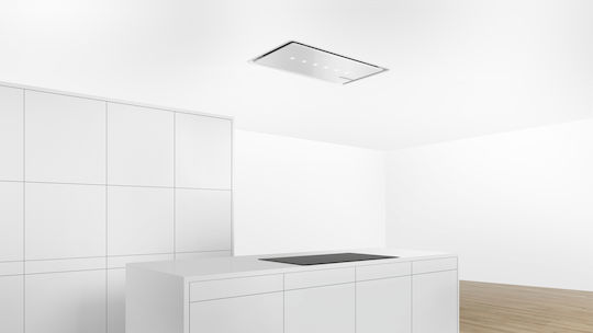 Bosch Απορροφητήρας Νησίδα 90cm Λευκός με Wi-Fi