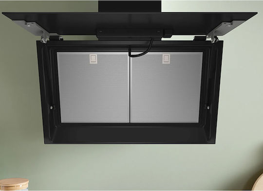 Bosch Απορροφητήρας Καμινάδα 80cm Μαύρος με Wi-Fi
