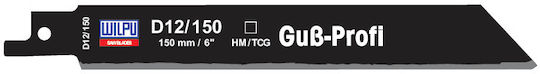 D 12/150 Hm/t.c.t Stichsägeblatt Reciprosäge Baumaterialien 2 Stück Dim 150 X 19 X 1.05 Mm