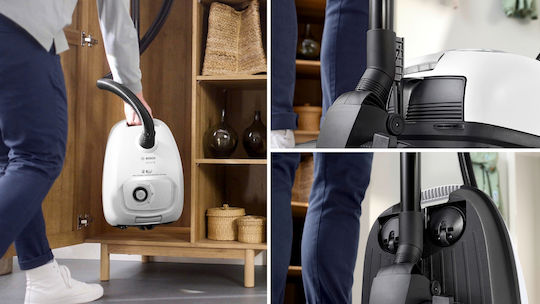 Bosch BGB41WH1 Vacuum Cleaner 600W Bagged 4lt White