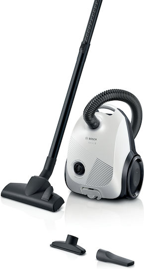 Bosch BGLS2LW1 Ηλεκτρική Σκούπα 600W με Σακούλα 3.5lt Λευκή