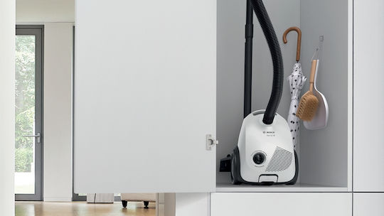 Bosch BGLS2LW1 Ηλεκτρική Σκούπα 600W με Σακούλα 3.5lt Λευκή