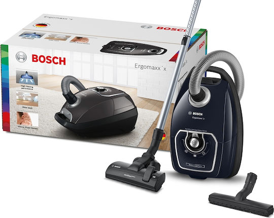 Bosch BGB7X420 Ηλεκτρική Σκούπα 650W με Σακούλα 2lt Μπλε