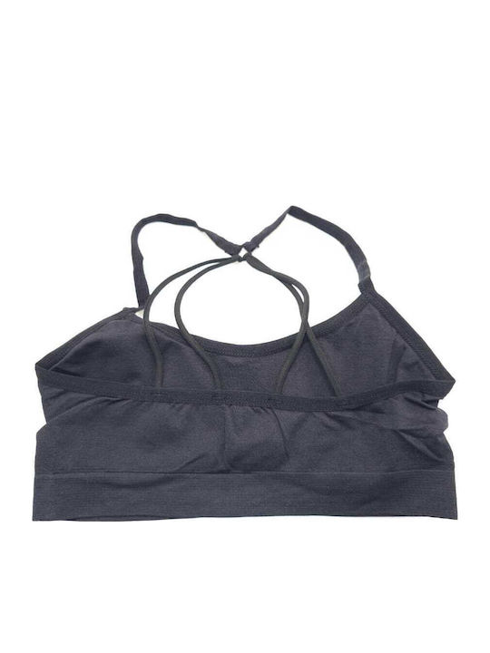 Women's Bra with Removable Padding Black