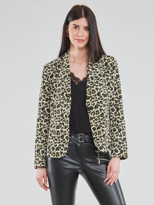 Moony Mood Oupla Damen Blazer Animal Print