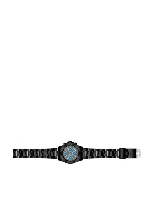 Invicta Speedway Herrenuhren 40mm Batterie mit Schwarz Metall-Armband