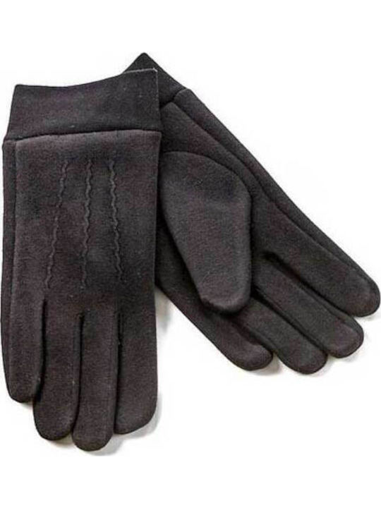 Bode Set Șapcă Bătrânească și Fular și Mănuși pentru Bărbați One Size 12-1123 Negru Gri