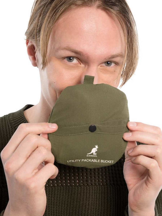 Kangol Υφασμάτινo Ανδρικό Καπέλο Στυλ Bucket Πράσινο