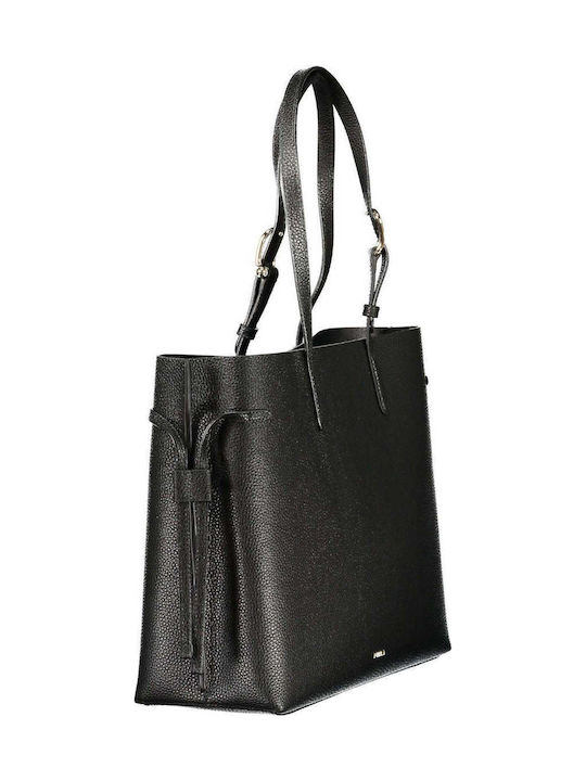 Leather Women's Shoulder Bag Black