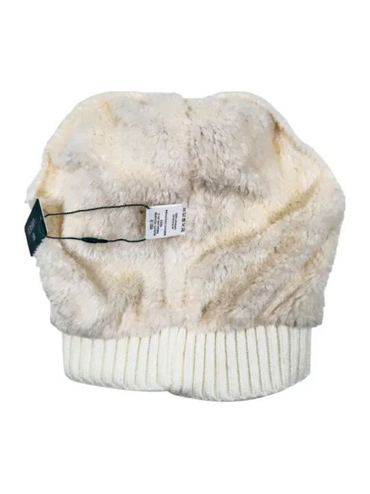 Set with Beanie Knitted in Gray color
