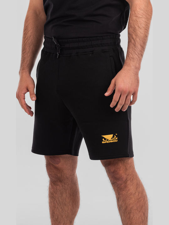 Αθλητική Ανδρική Βερμούδα Black/gold