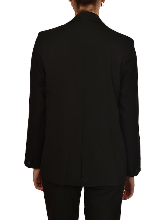 Philosophy Wear Lung Blazer pentru femei Sacou Negru Philosophy Wear Lung Blazer pentru femei Sacou Negru