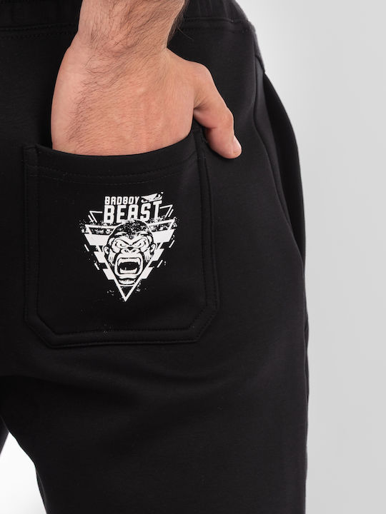 Men's Athletic Shorts Black/white