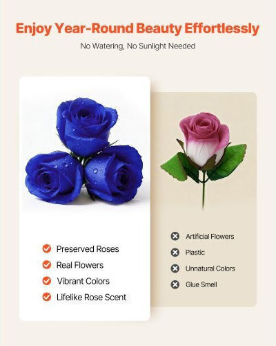 Vevor Forever Flowers 27 Запазени Рози Сърце Vevor Forever Flowers 27 Запазени Рози Сърце